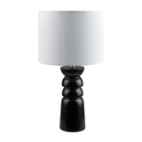 Modern European furniture - Black Ceramic Table Lamp - www.oroa.com