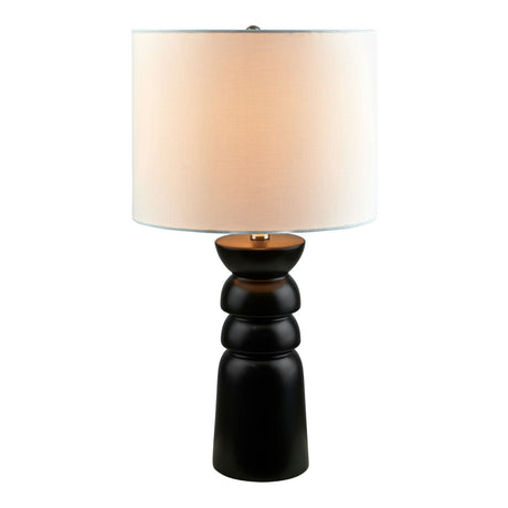 Modern European furniture - Black Ceramic Table Lamp - www.oroa.com