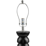 Modern European furniture - Black Ceramic Table Lamp - www.oroa.com