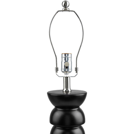 Modern European furniture - Black Ceramic Table Lamp - www.oroa.com