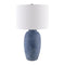 Modern European furniture - Linen Painted Cement Table Lamp - www.oroa.com