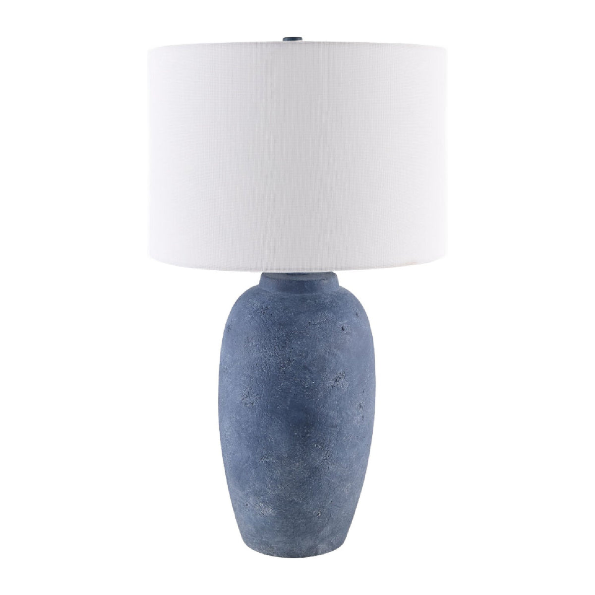 Modern European furniture - Linen Painted Cement Table Lamp - www.oroa.com