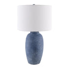 Modern European furniture - Linen Painted Cement Table Lamp - www.oroa.com