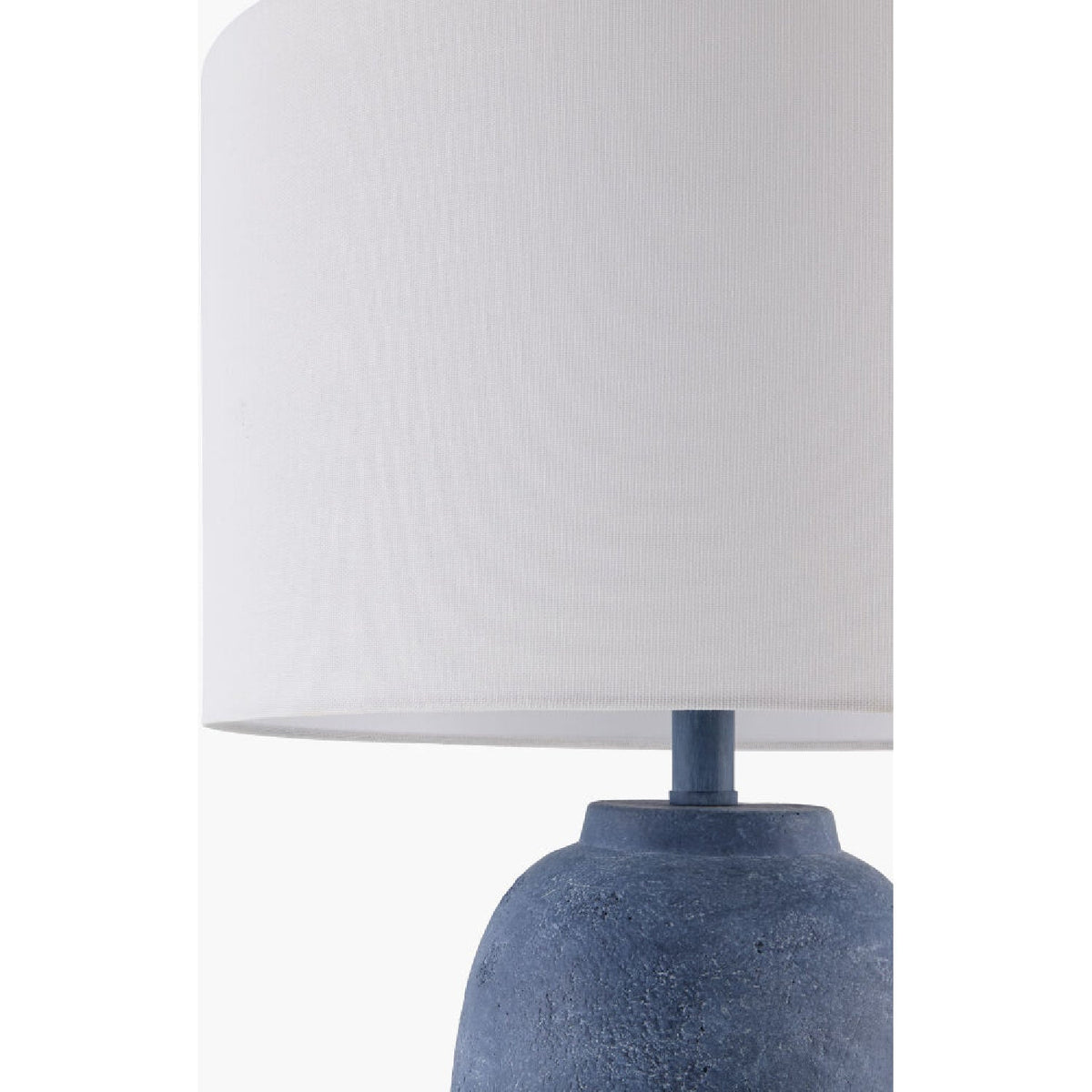 Modern European furniture - Linen Painted Cement Table Lamp - www.oroa.com