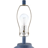Modern European furniture - Linen Painted Cement Table Lamp - www.oroa.com