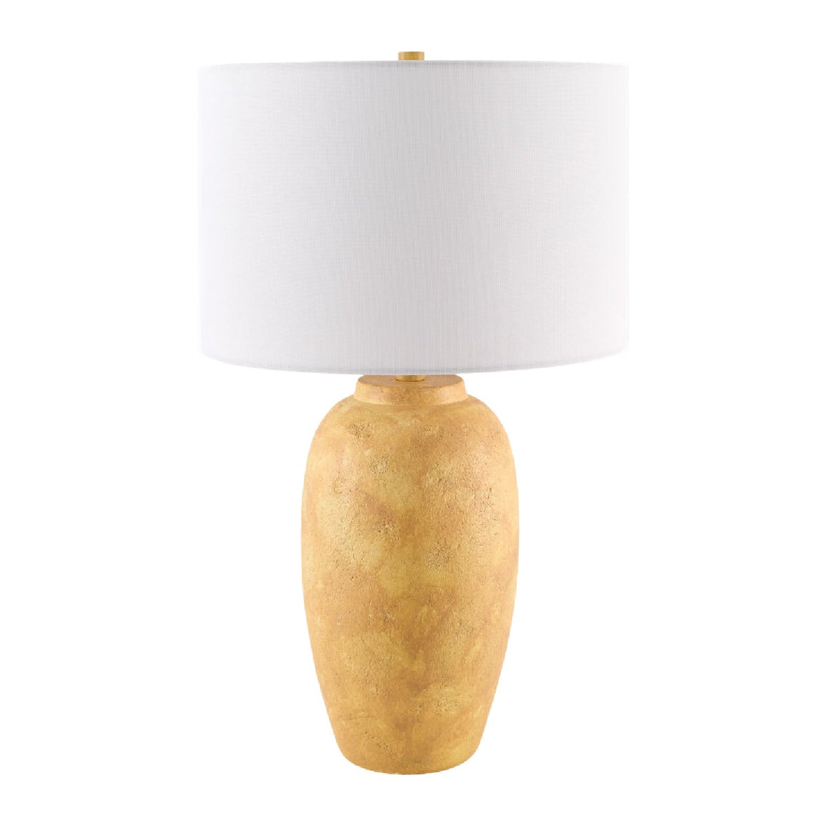 Modern European furniture - Linen Painted Cement Table Lamp - www.oroa.com