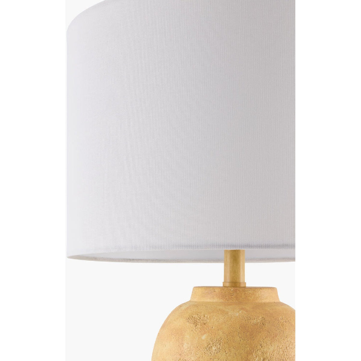 Modern European furniture - Linen Painted Cement Table Lamp - www.oroa.com