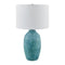 Modern European furniture - Linen Painted Cement Table Lamp - www.oroa.com