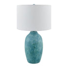 Modern European furniture - Linen Painted Cement Table Lamp - www.oroa.com