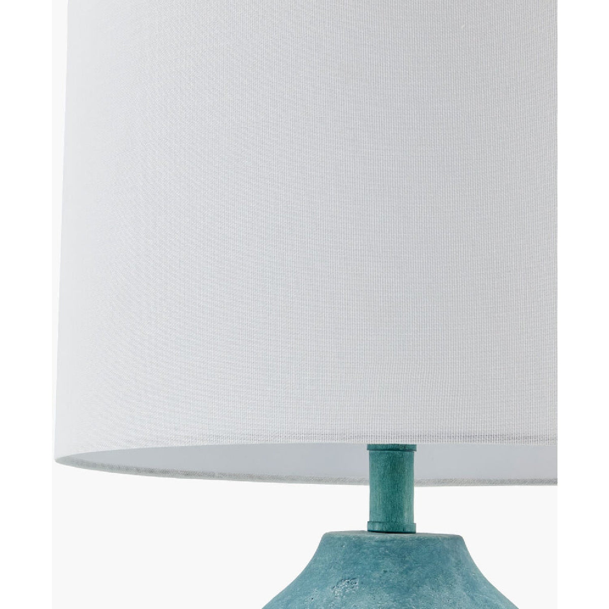 Modern European furniture - Linen Painted Cement Table Lamp - www.oroa.com