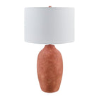 Modern European furniture - Linen Painted Cement Table Lamp - www.oroa.com