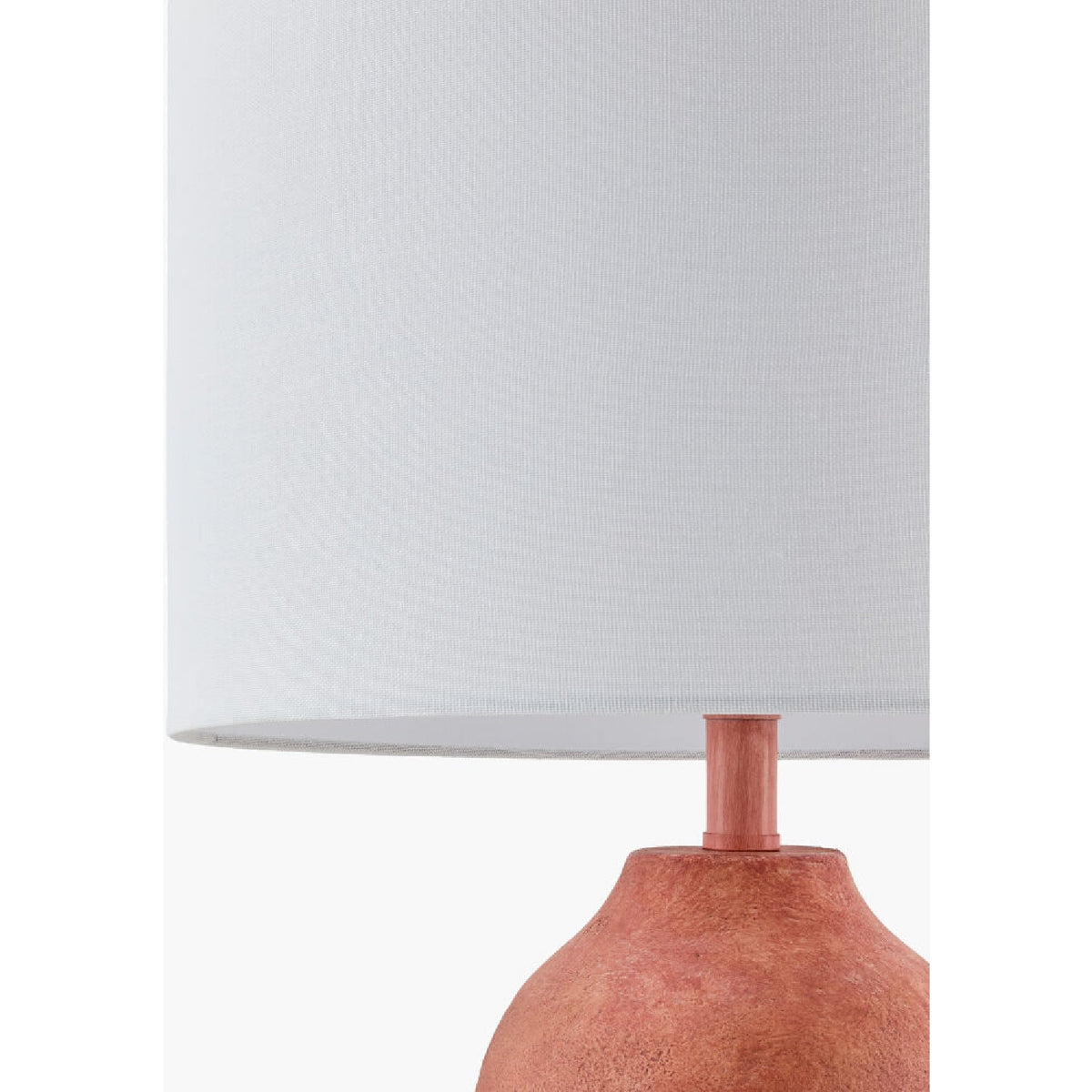 Modern European furniture - Linen Painted Cement Table Lamp - www.oroa.com