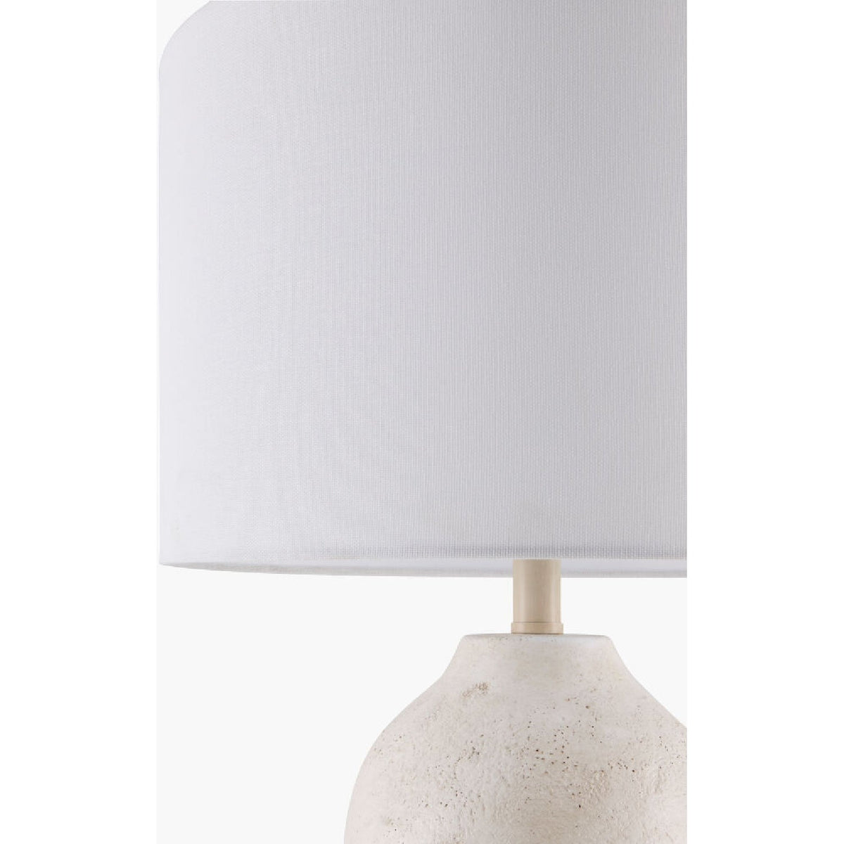 Modern European furniture - Linen Painted Cement Table Lamp - www.oroa.com
