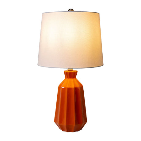 Modern European furniture - Neon Glazed Ceramic Table Lamp - www.oroa.com