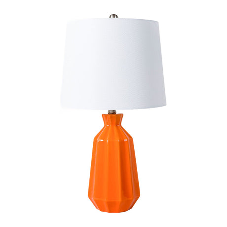 Modern European furniture - Neon Glazed Ceramic Table Lamp - www.oroa.com