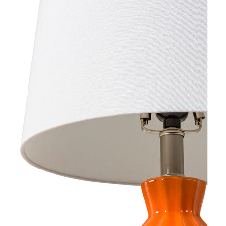 Modern European furniture - Neon Glazed Ceramic Table Lamp - www.oroa.com