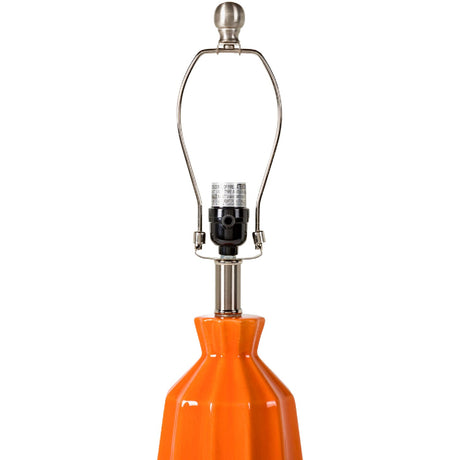 Modern European furniture - Neon Glazed Ceramic Table Lamp - www.oroa.com