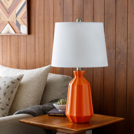 Modern European furniture - Neon Glazed Ceramic Table Lamp - www.oroa.com