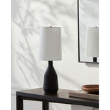 Modern European furniture - White Paper Shade Table Lamp - www.oroa.com