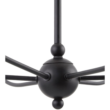 Modern European furniture - 6-Light White Linen Chandelier - www.oroa.com