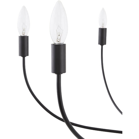 Modern European furniture - 6-Light White Linen Chandelier - www.oroa.com