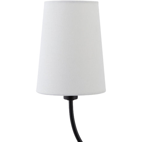 Modern European furniture - 6-Light White Linen Chandelier - www.oroa.com