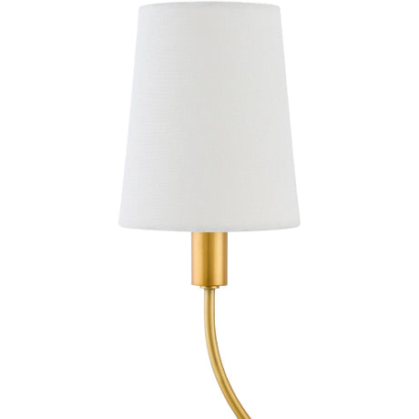 Modern European furniture - 6-Light White Linen Chandelier - www.oroa.com
