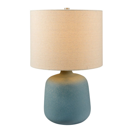 Modern European furniture - Beige Linen Ceramic Table Lamp - www.oroa.com