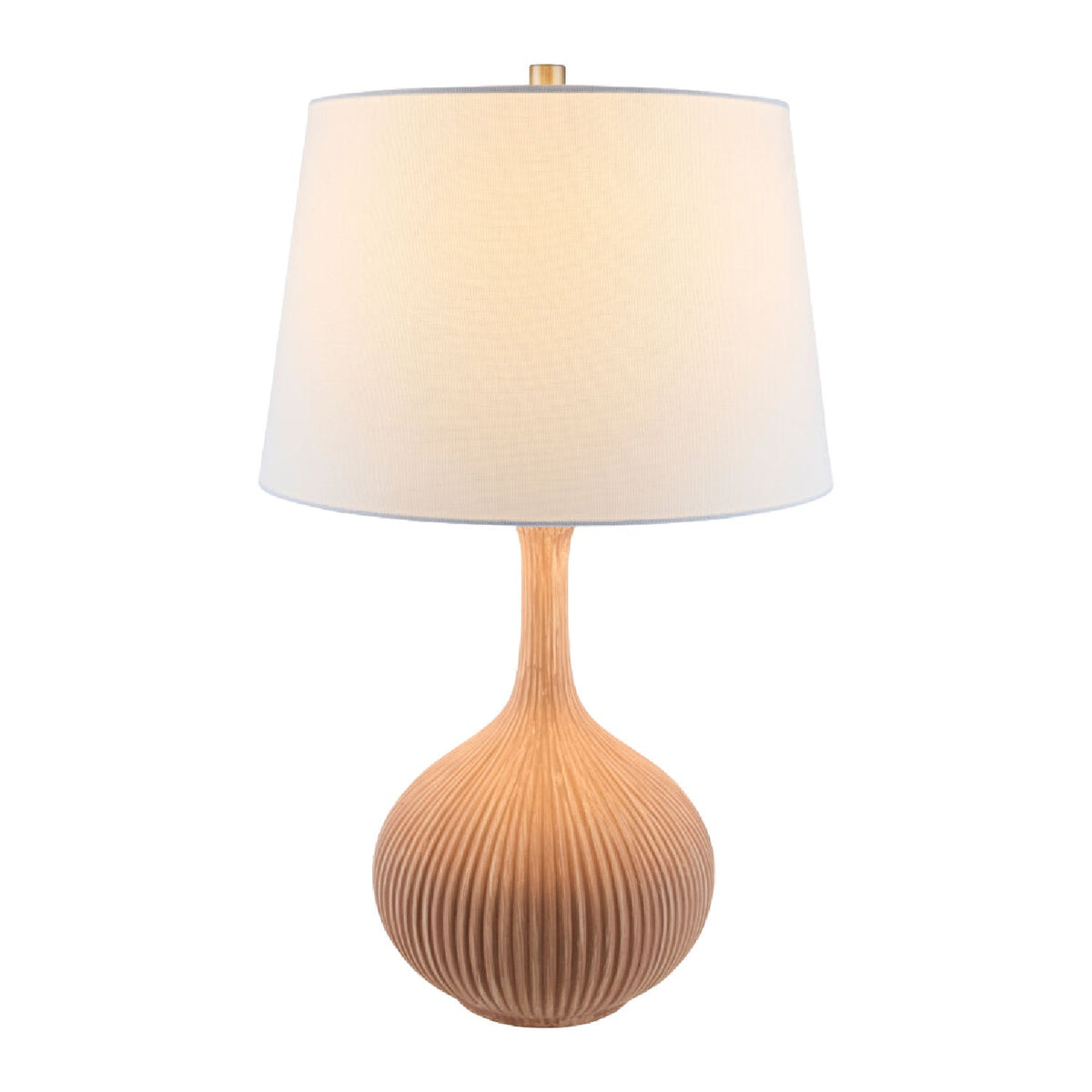 Modern European furniture - Natural Ceramic Accent Table Lamp - www.oroa.com