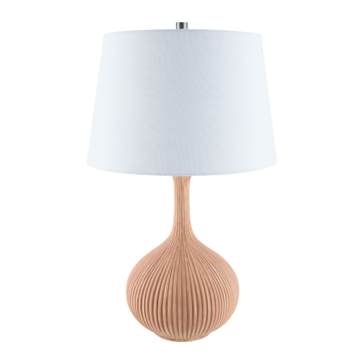 Modern European furniture - Natural Ceramic Accent Table Lamp - www.oroa.com