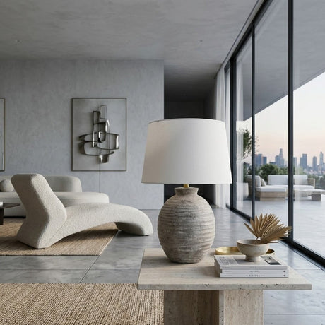 Modern European furniture - Ceramic Accent Table Lamp - www.oroa.com