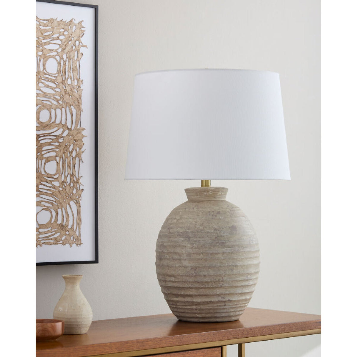 Modern European furniture - Ceramic Accent Table Lamp - www.oroa.com
