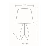 Modern European furniture - Marbled Black Ceramic Table Lamp - www.oroa.com