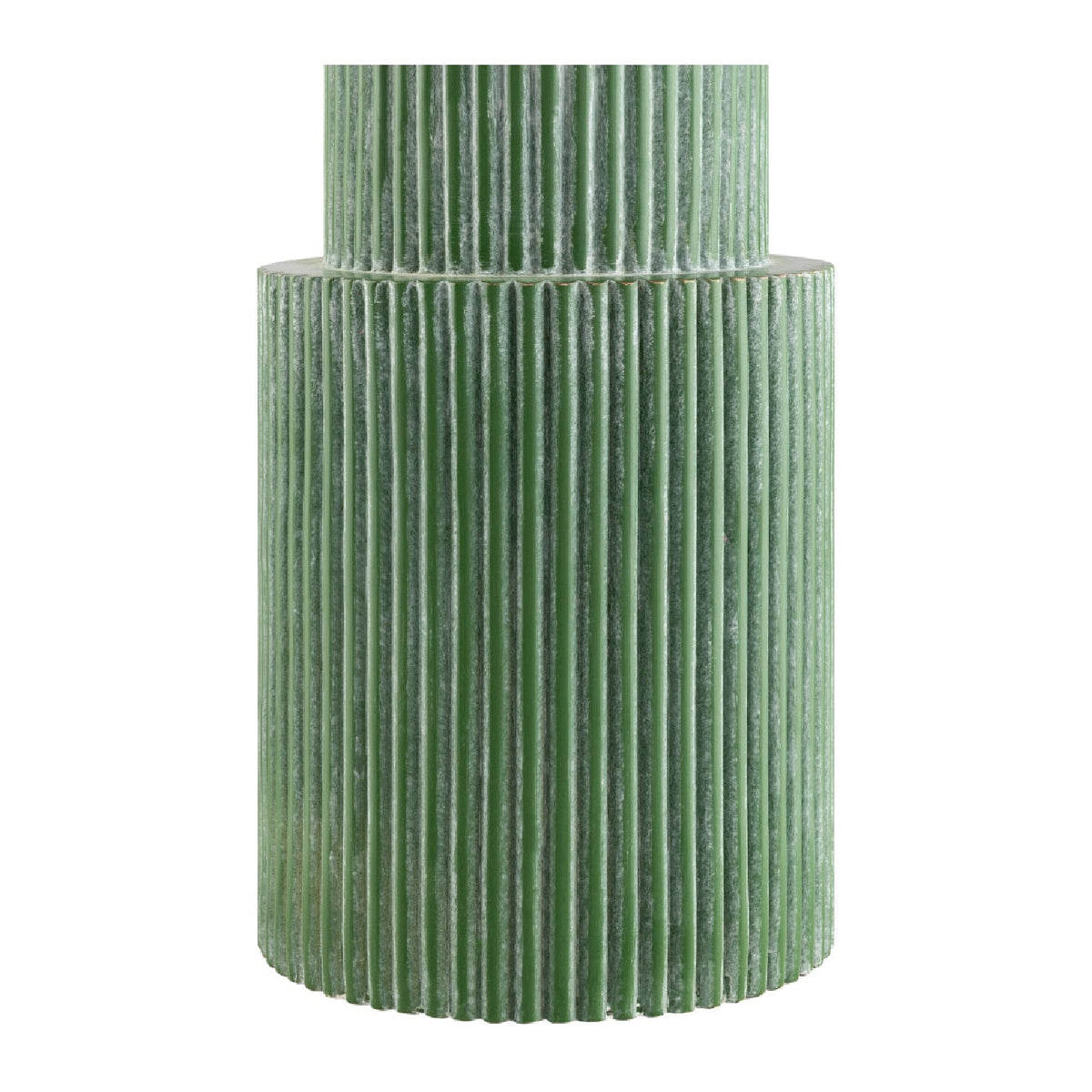 Modern European furniture - Ridged Green Accent Table Lamp - www.oroa.com