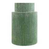 Modern European furniture - Ridged Green Accent Table Lamp - www.oroa.com