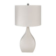 Modern European furniture - Cream Ceramic Table Lamp - www.oroa.com