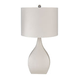 Modern European furniture - Cream Ceramic Table Lamp - www.oroa.com