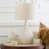 Modern European furniture - Cream Ceramic Table Lamp - www.oroa.com
