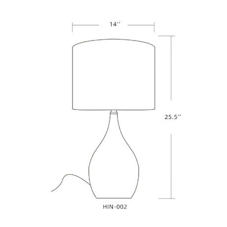 Modern European furniture - Cream Ceramic Table Lamp - www.oroa.com