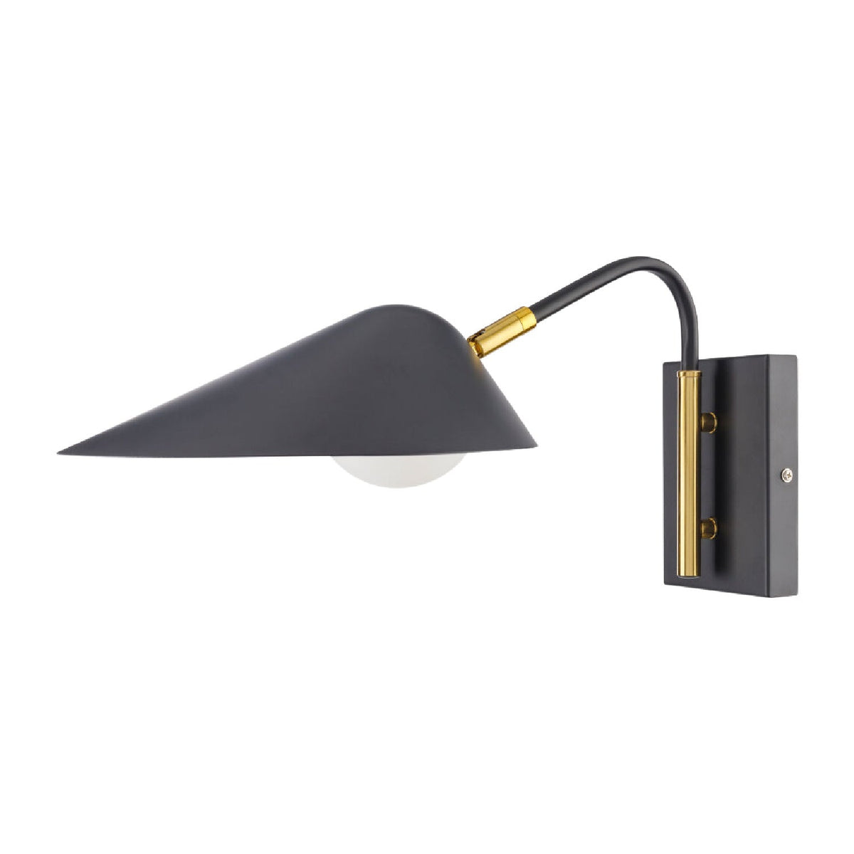 Modern European furniture - Black Iron Modern Wall Lamp - www.oroa.com
