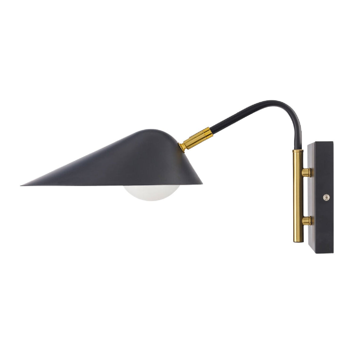 Modern European furniture - Black Iron Modern Wall Lamp - www.oroa.com