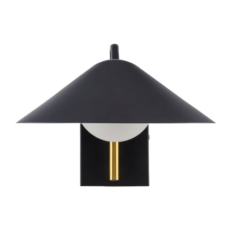 Modern European furniture - Black Iron Modern Wall Lamp - www.oroa.com