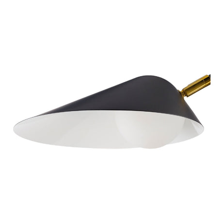 Modern European furniture - Black Iron Modern Wall Lamp - www.oroa.com