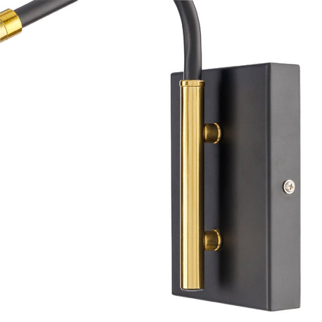 Modern European furniture - Black Iron Modern Wall Lamp - www.oroa.com