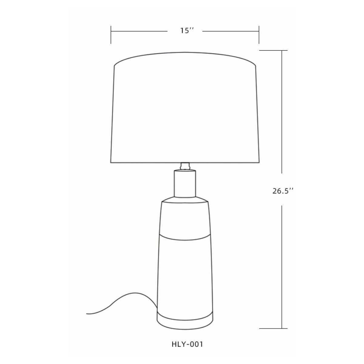 Modern European furniture - Two-Toned Ceramic Table Lamp - www.oroa.com