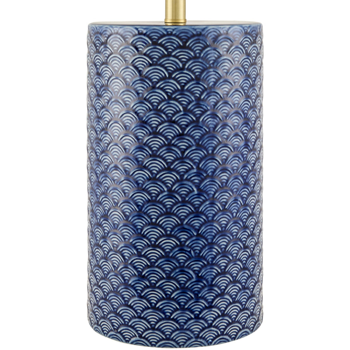 Modern European furniture - Hand-painted Blue Ceramic Table Lamp - www.oroa.com