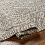 Modern furniture - Hand-Loomed Gray Yarn Carpet - www.oroa.com