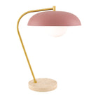 Modern European furniture - Glass Shade Sloped Table Lamp - www.oroa.com