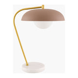 Modern European furniture - Glass Shade Sloped Table Lamp - www.oroa.com