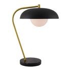 Modern European furniture - Glass Shade Sloped Table Lamp - www.oroa.com